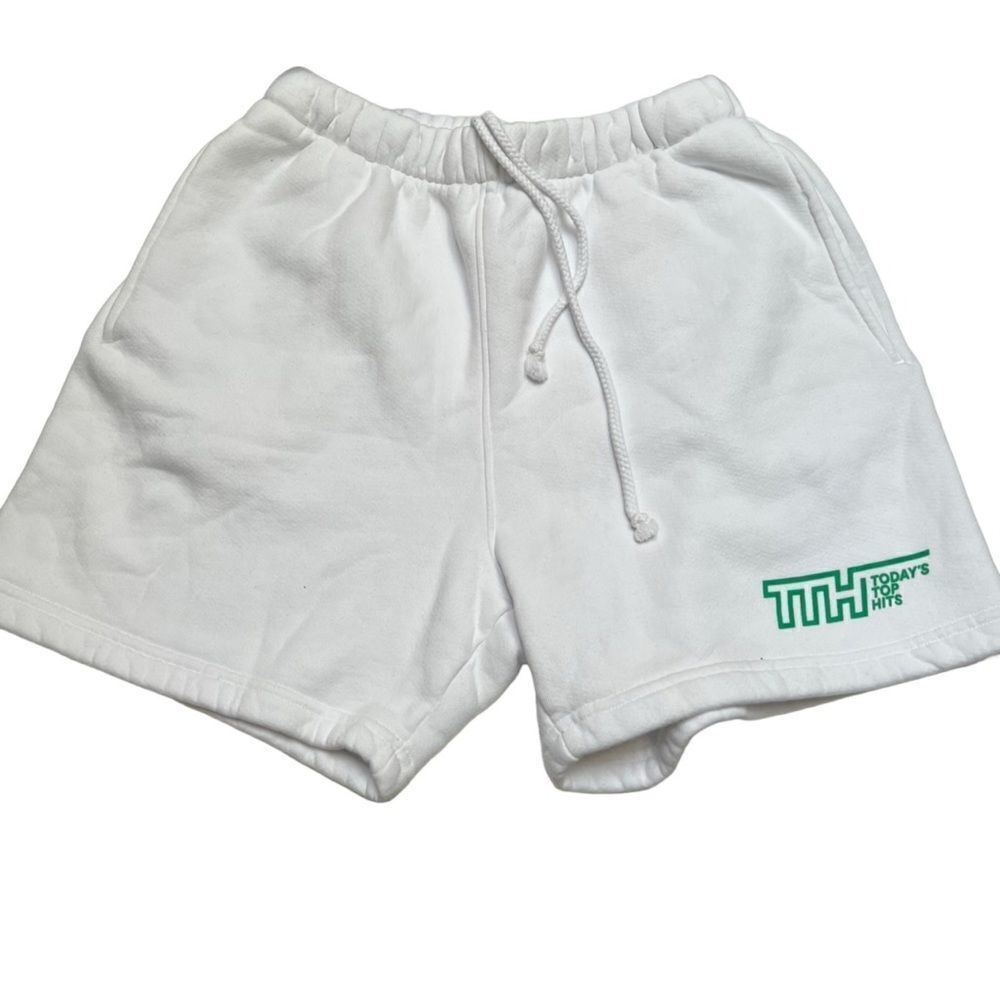 Madhappy Spotify Today’s Top Hits Fleece Heritage Shorts White Medium NEW